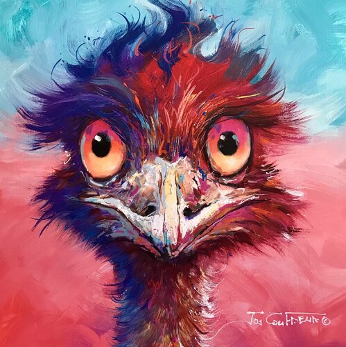 Emu 107 by Jos Coufreur, Painting for Sale on Singulart