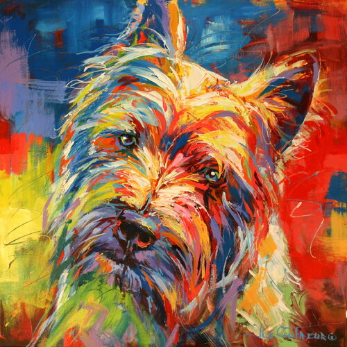 West Highland Terrier by Jos Coufreur, Painting for Sale on Singulart