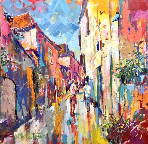 French Village by Jos Coufreur, Painting for Sale on Singulart