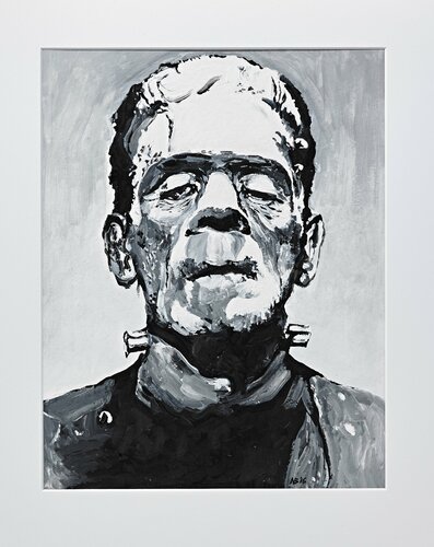"Boris Karloff" par Benno Noll, Œuvre sur papier en vente sur Singulart