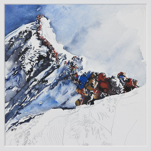 Schnitt durch den Himmel (Stau am Mount Everest) Benno Noll