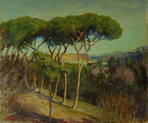 View from the Palatine Hill by Svitlana Vol, 회화 for Sale on Singulart