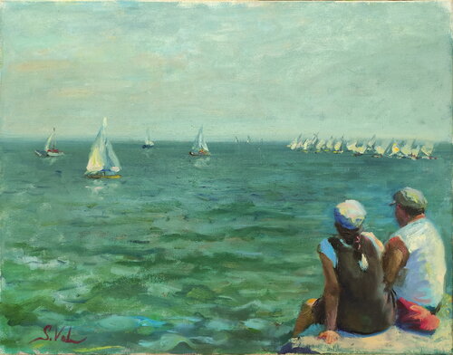 Excitement van Svitlana Vol, Schilderij te koop op Singulart