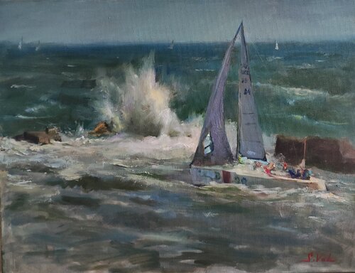 Heading Out to Sea by Svitlana Vol, 회화 for Sale on Singulart