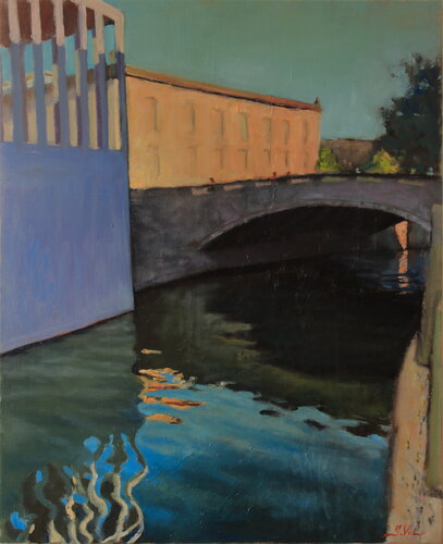 Eiserne Brücke (Berlin) by Svitlana Vol, 회화 for Sale on Singulart