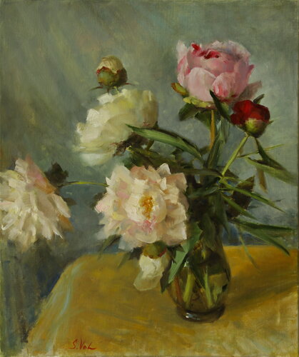 Pfingstrosen by Svitlana Vol, 회화 for Sale on Singulart
