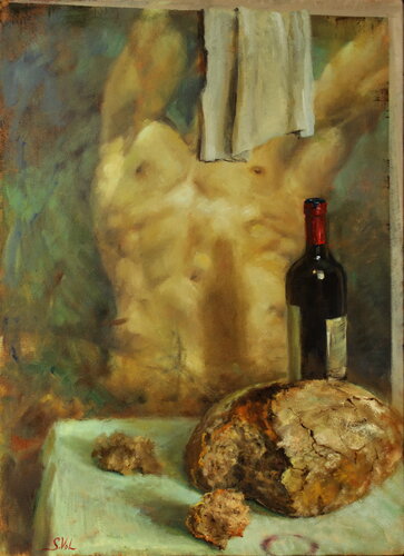 Still life with a body by Svitlana Vol, 회화 for Sale on Singulart