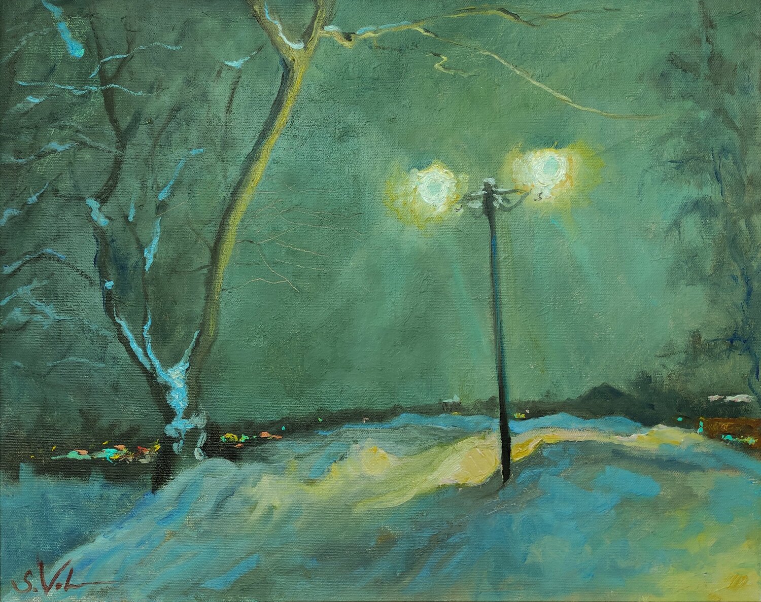 Magic night Painting Svitlana Vol