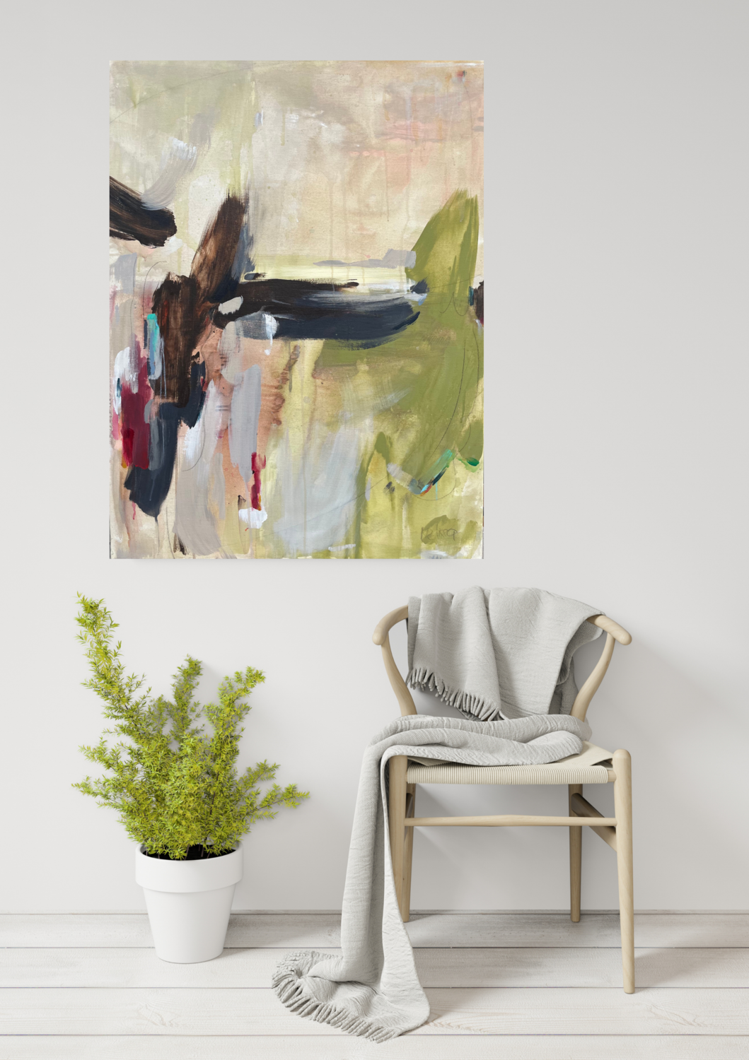 Life Happens by Mélissa Beaulieu (2018) Painting Acrylic, Pastel on