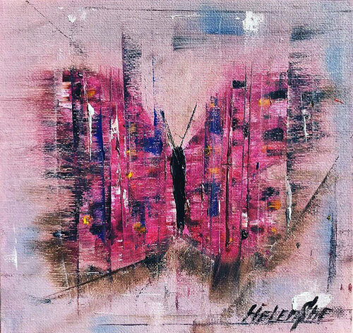 BUTTERFLY van Helen She, Schilderij te koop op Singulart