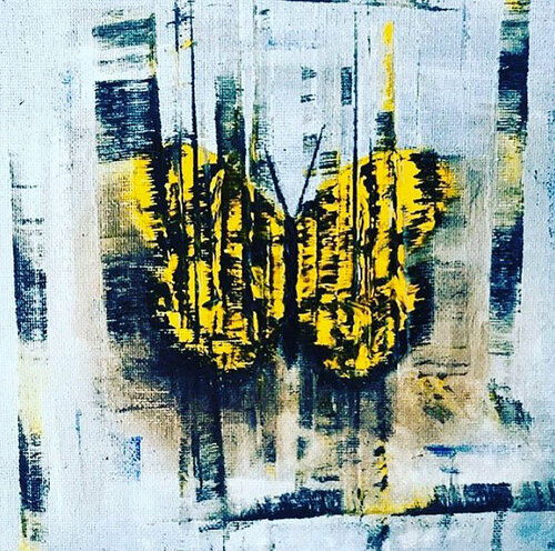 BUTTERFLY van Helen She, Schilderij te koop op Singulart
