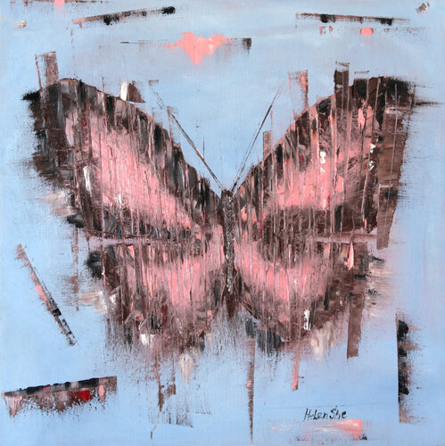 BUTTERFLY van Helen She, Schilderij te koop op Singulart