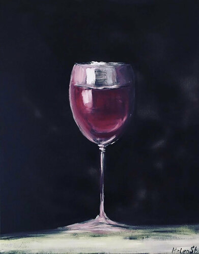 VINO ROSSO van Helen She, Schilderij te koop op Singulart