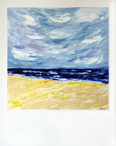 SUNSET IN SARDINIA van Helen She, Schilderij te koop op Singulart