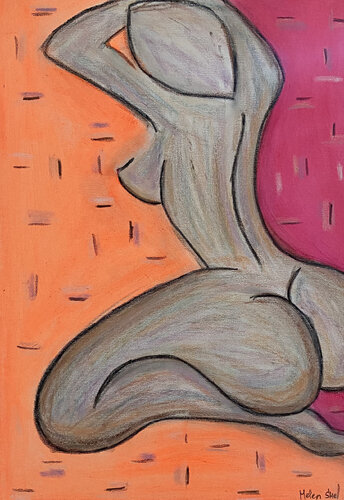 SPACE GIRL di Helen She, Pittura in vendita su Singulart