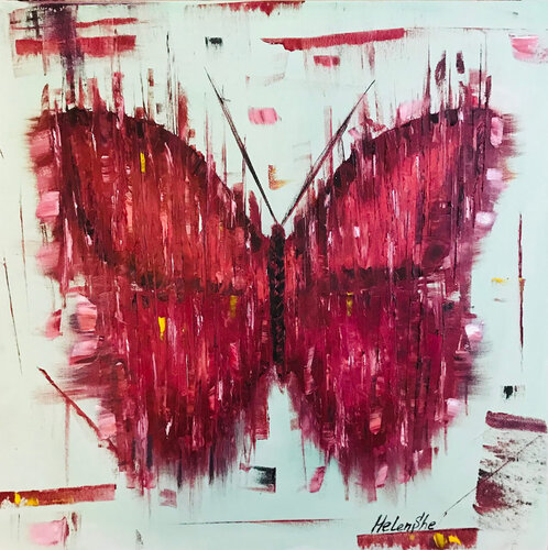 BUTTERFLY van Helen She, Schilderij te koop op Singulart