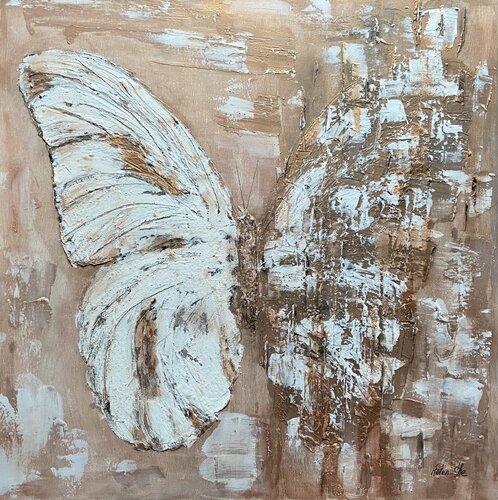 BUTTERFLY MATRIX SCULPTURE di Helen She, Pittura in vendita su Singulart