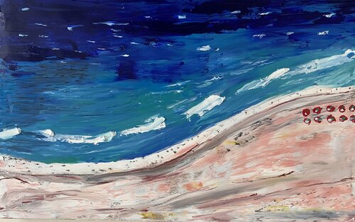 SARDINIA van Helen She, Schilderij te koop op Singulart