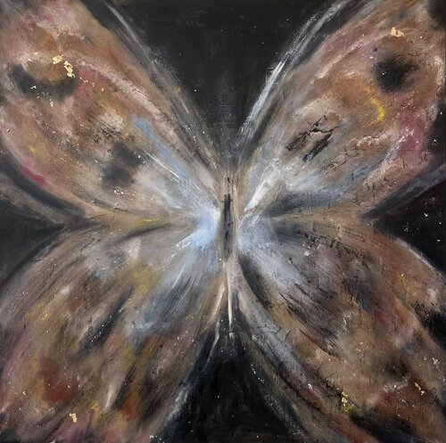 Butterfly Cosmic van Helen She, Schilderij te koop op Singulart