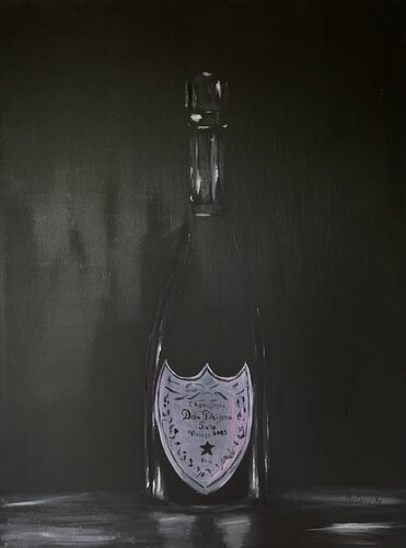 Dom Perignon Rosa van Helen She, Schilderij te koop op Singulart