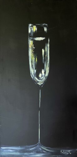 Dom Perignon White Gold Jeroboam van Helen She, Schilderij te koop op Singulart