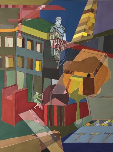 STADT - Gründung von Roxane Legenstein, Werk auf Papier kaufen auf Singulart