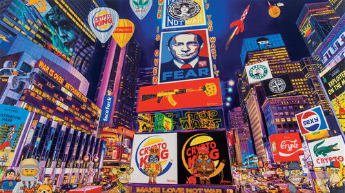 WAR IS OVER.....if You want it. par Artpusher, Peinture en vente sur Singulart