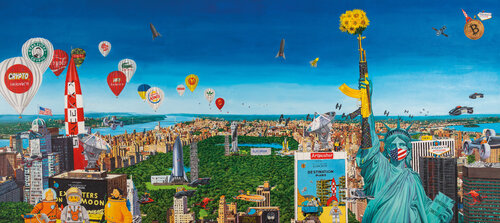SpaceX par Artpusher, Peinture en vente sur Singulart
