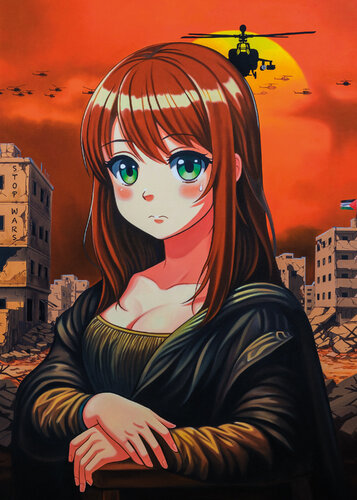 Apocalypse Gaza par Artpusher, Peinture en vente sur Singulart