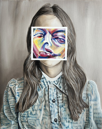 Mask No. 18 par Gregory Malphurs, Peinture en vente sur Singulart