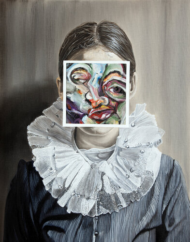 Mask No. 19 par Gregory Malphurs, Peinture en vente sur Singulart