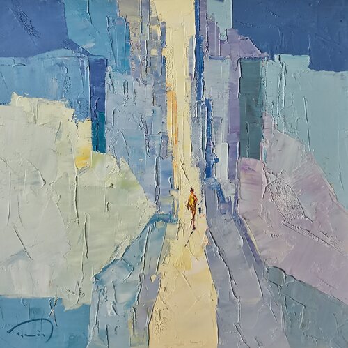 The traveller, three short stories by Tomàs Sunyol, 油畫 for Sale on Singulart