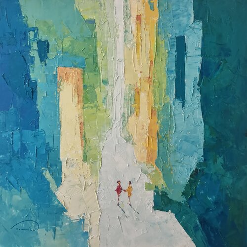 Les amies di Tomàs Sunyol, Pittura in vendita su Singulart