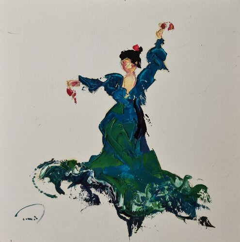 De verde y azul di Tomàs Sunyol, Pittura in vendita su Singulart
