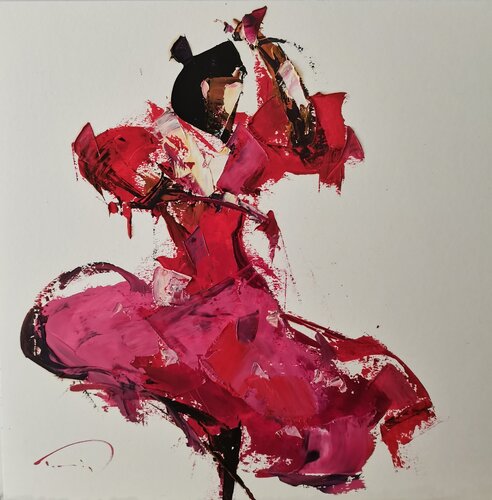 Vestida de rojo Tomàs Sunyol
