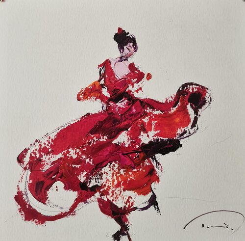 Rojo, rojo, rojo... by Tomàs Sunyol, Painting for Sale on Singulart