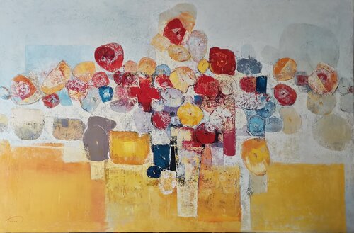 Flors,Fleurs,Flowers di Tomàs Sunyol, Pittura in vendita su Singulart