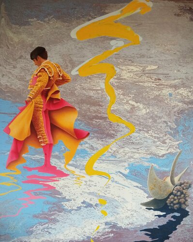 Arte Mediterráneo - José Tomás van Toro Tribal, Schilderij te koop op Singulart