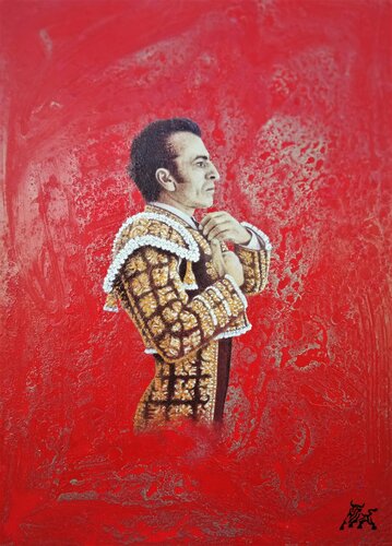 Alma de acero - El Fundi van Toro Tribal, Schilderij te koop op Singulart