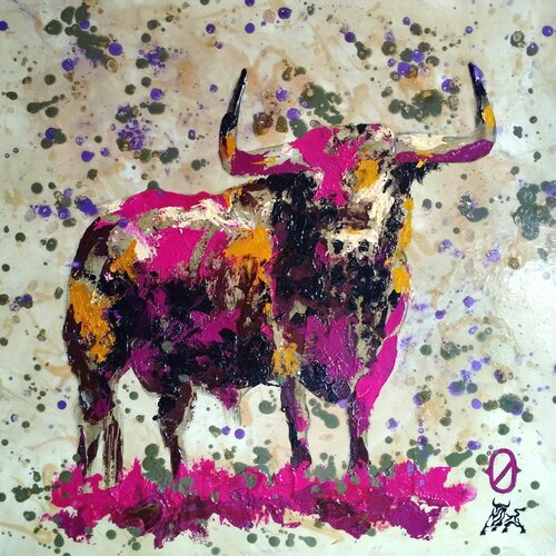 Aquiles van Toro Tribal, Schilderij te koop op Singulart