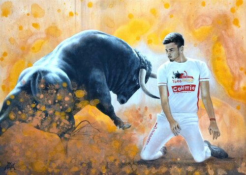 ANTONIO TORRECILLA van Toro Tribal, Schilderij te koop op Singulart