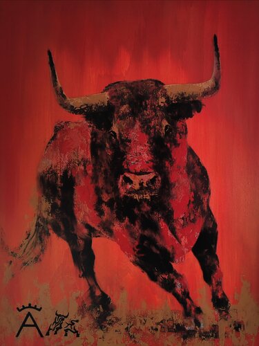 VICTORINO van Toro Tribal, Schilderij te koop op Singulart