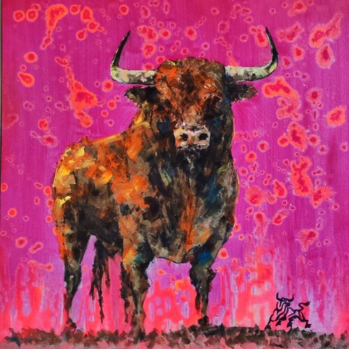 MT-04 van Toro Tribal, Schilderij te koop op Singulart