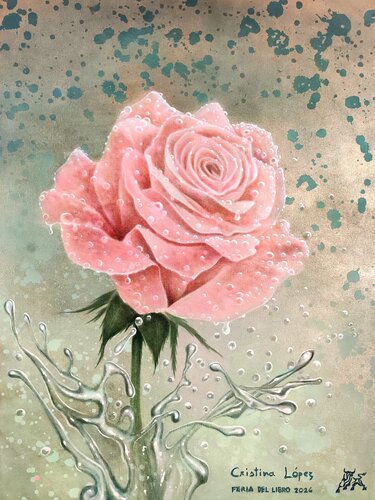 LA ROSA DE CRISTINA by Toro Tribal, Painting for Sale on Singulart