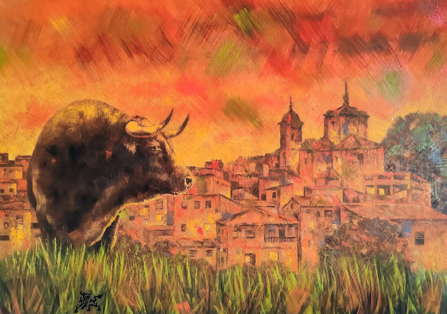 TORO DE ELCHE DE LA SIERRA Toro Tribal