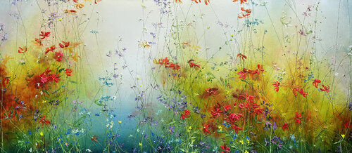 Way to the river II by Yulia Muravyeva, Painting for Sale on Singulart