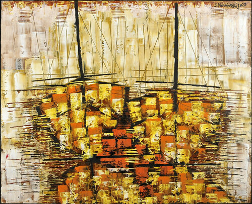 Barcas Abstractas van Jaime Nowinski, Schilderij te koop op Singulart