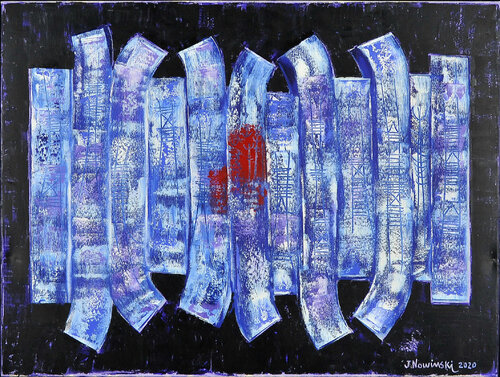Estructura en Azul van Jaime Nowinski, Schilderij te koop op Singulart
