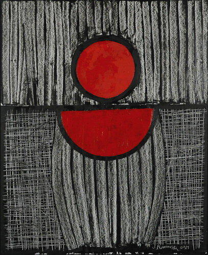 Rojo y Negro by Jaime Nowinski, Painting for Sale on Singulart