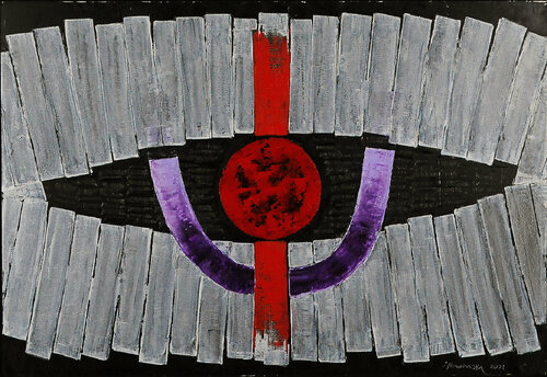 Abstracto con Gesto Violeta by Jaime Nowinski, Painting for Sale on Singulart